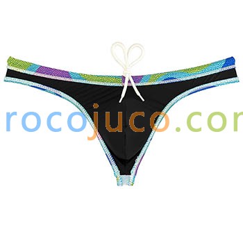 Men S Ice Silk Lining Swim Thong Swimsuit Beachwear Trunks Bikini Swimwear