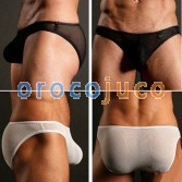 Men's See-Through Underwear briefs shorts MU54
