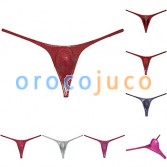 Men's Bottoms Micro Thong Shiny & Stretchy Soft G-String Underwear