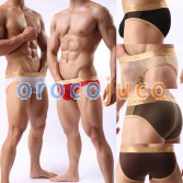 Sexy Männer Splice Durchsichtig Mesh Boxershorts Unterwäsche Bequeme Dünne Slips M L XL 6 Farben Für Wählen MU361