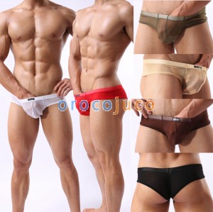 Neue Männer Sexy Durchsichtig Mesh Mini Boxer Briefs Unterwäsche Ausbuchtung Bikini Boxer 6 Farben 3 Größe Für Wählen MU343