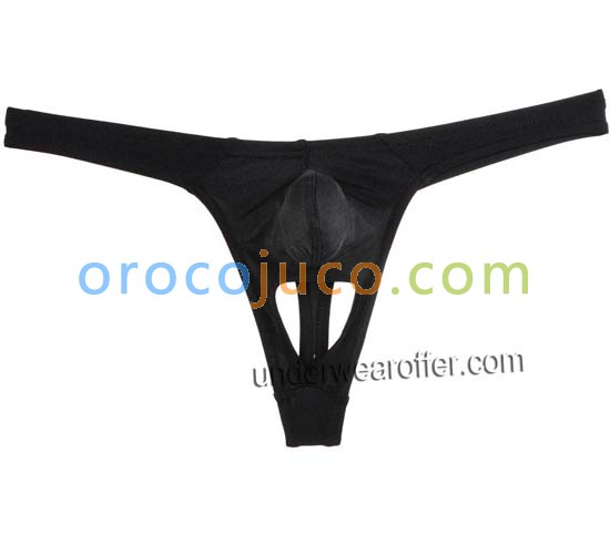 Sexy Hommes Spandex Balles Trou Thong Sous V Tements Lastique G String Tanga Bikini T Back Mu X