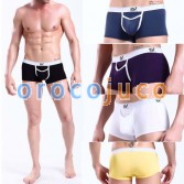 Sous-vêtements pour hommes Sexy Boxers Briefs avec trou de pénis MU146