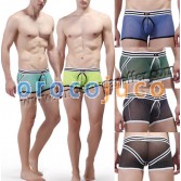 Sous-vêtement en maille à rayures sexy Sexy Men 's Boxers Taille S M L XL 6 couleurs Offre MU1885