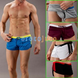 NOUVEAU Sexy Men 's Underwear Free Men Sports Boxer Short Trunks MU148 M L XL