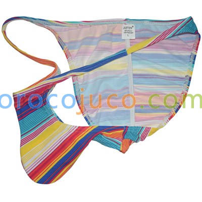 Mens Bulge Cheeky Briefs Underwear Brazilian Pucker Bikini Polychrome Briefs New Arrival