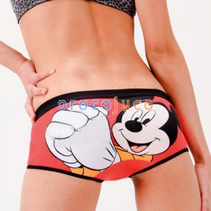 Pantalones cortos KT53 de la nueva ropa interior de la historieta Mickey Women Girls