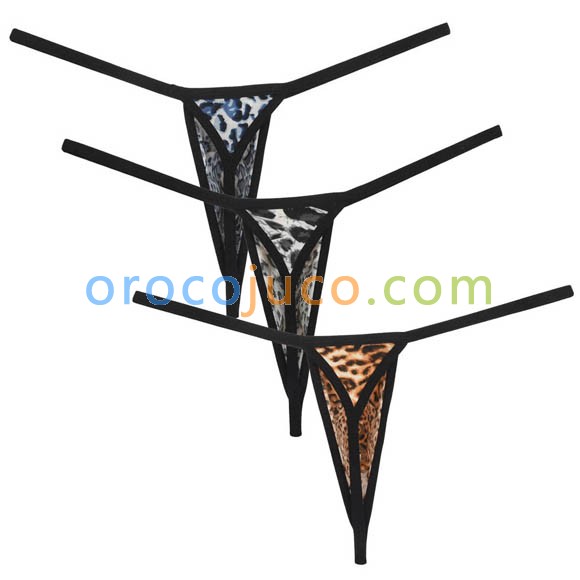 Intimo Da Uomo Sexy Perizoma Perizoma Estremo T Back Per Stampa Leopardata Micro Bikini Tanga Mu N