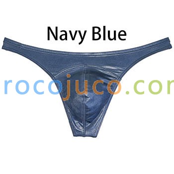 Men S Shiny Metallic Bikini Classic Bulge Pouch Thong G String Underwear