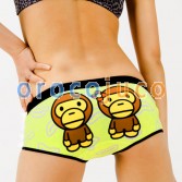 Новая короткая KT09 девушки нижнего белья девушки мультфильма обезьяны