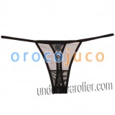 Сексуальные женские стринги Sheer G-strings Underwear Black Прозрачные трусики Lingerie MU631
