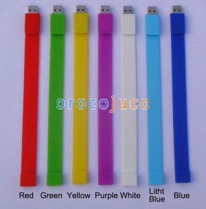 Цветной браслет Wristbelt моды U-Dis 8GB / 16GB / 32GB USB-накопитель флеш-накопителя EU59