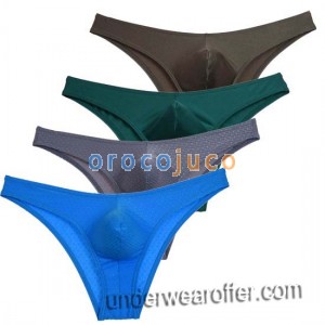 Мужчины Блестящие классические Fit Bulge Pouch Bikini Brief Underwear Mini Pants Cheeky Boxer MU705 / 715