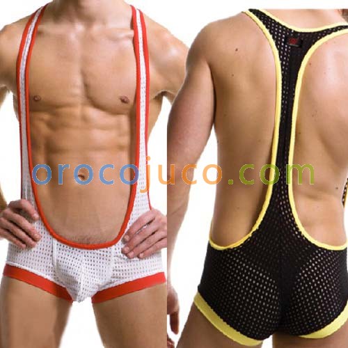 Sexy Men Stretch Underwear Bodysuit MU135