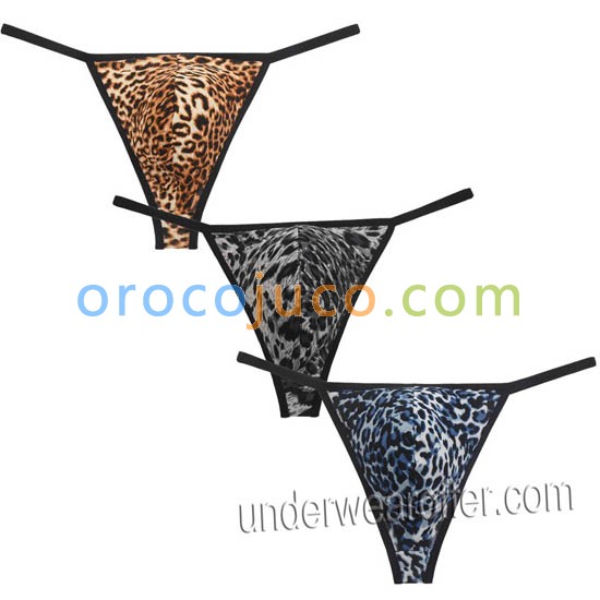 Men Kinny Bikini Underwear Male Skimpy Brazilian  Soft String Thong Swimwear MU10N