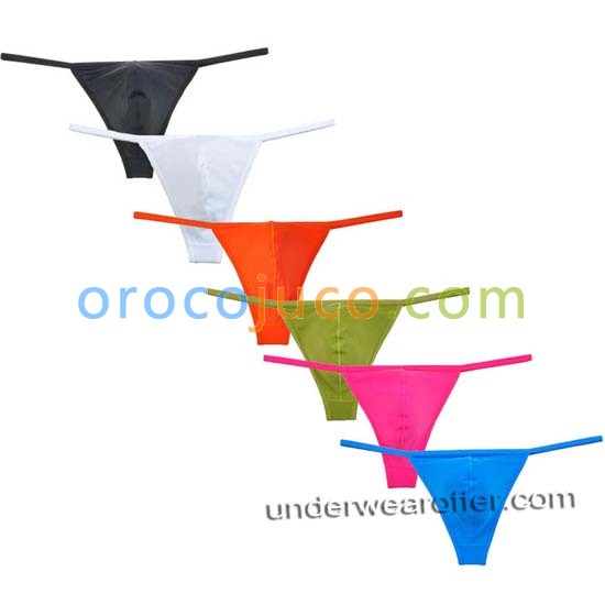 Sexy Men's 4 Way Stretch Micro Cut Thong Underwear Narrow String Crotch Hip Tang MU951
