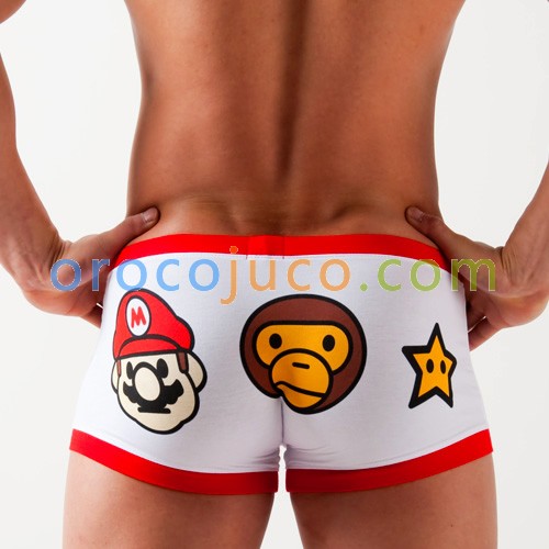 Cartoon Mario Men's Underwear boxer  shorts 3 Size KT24