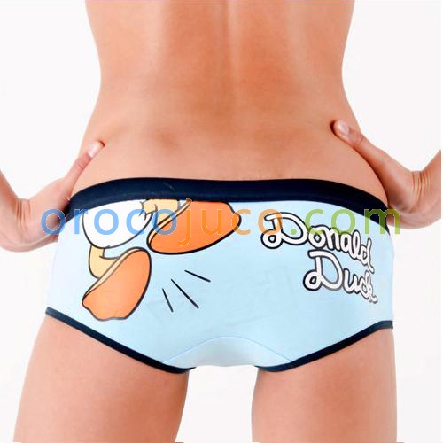Cartoon Donald Duck Women's Girl Underwear  shorts KT67