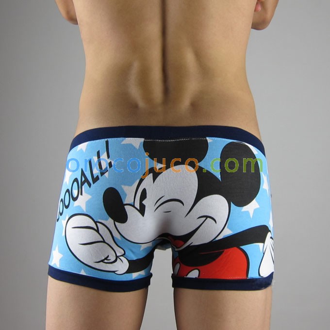 Blue Cartoon Mickey men's Girl Underwear KT92