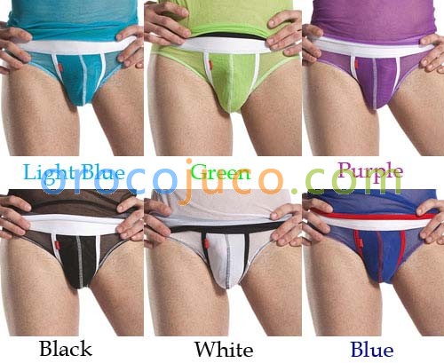 Men's see-through Underwear Briefs  MU01