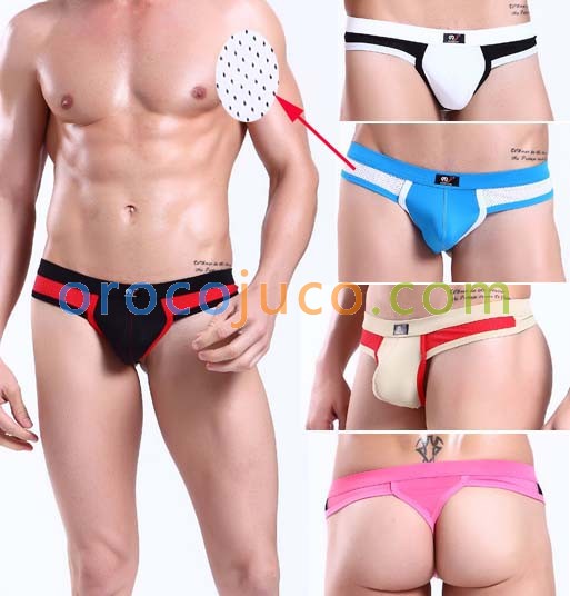 Sexy Men Healthy hole Underwear Thong Briefs MU137