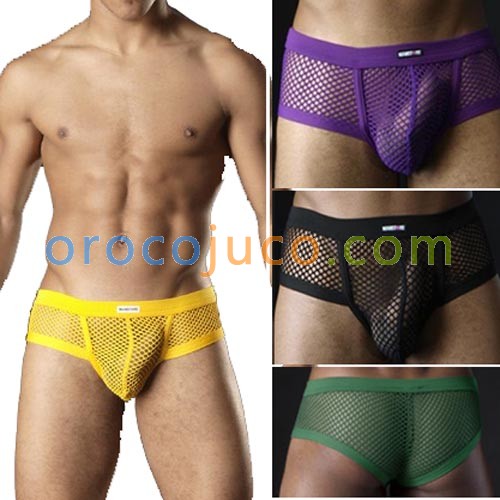 Sexy mesh Briefs Mens underwear shorts Trunk MU75