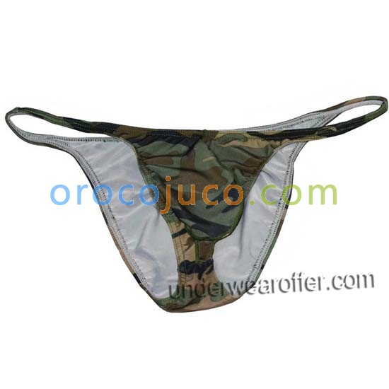 Men Camouflage Trunk Fitness Posing Underwear Hot Beachwear Board Pouch Briefs MU337X