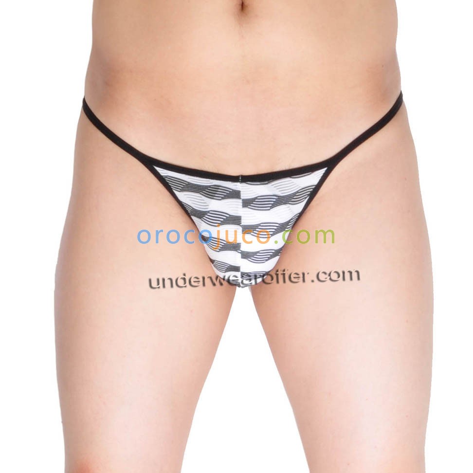 Men's Underwear Open Crotch Briefs Grille Cloth Cheeky Briefs MU267X