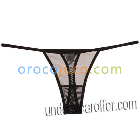 Sexy Women's Thongs Sheer G-strings Underwear Black Transparent Panties Lingerie MU631