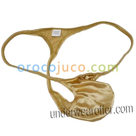 Sexy Men Shiny Micro Thong Bulge Pouch T-back Underwear Guy String Bikini Tanga MU622