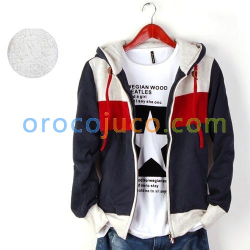 Men’s Slim Designed Hooded sweater Thick Coat Jacket  MS01