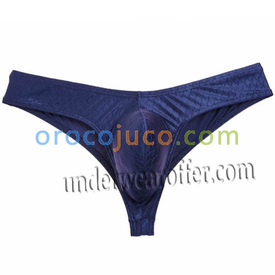 Sexy Mens  Micro Tanga Scales pattern Pants Underwear String Shiny Bikini Mini Briefs MU785