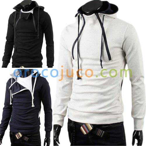 Men’s Stylish Slim Fit Jackets Hoodies 4 Size 3 Color MU1015
