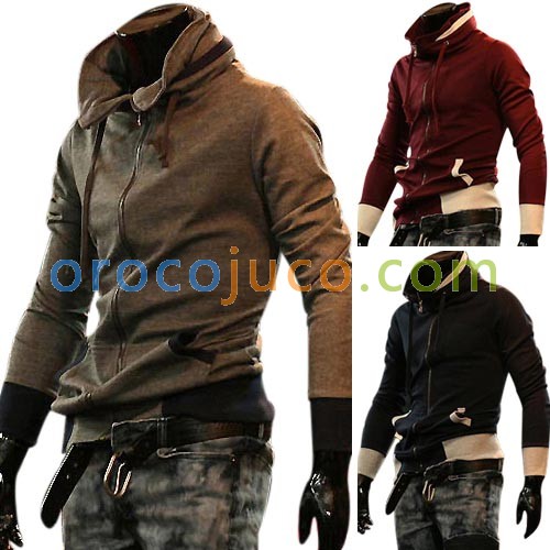 Men’s Stylish Slim Fit Jackets Coats Hoody 4 Size 3 Color MU1035