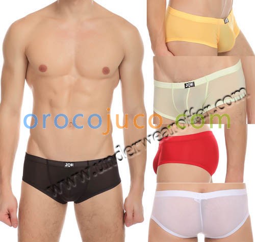 Sexy Men’s Super Smooth & Thin Boxer Briefs Underwear Pouch Mini Bikini Boxer Briefs Size M~XL 5 Colors For Choose MU1111
