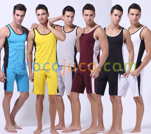 New Fashion 6 Colors Men’s Comfortable Undershirt Casual Sports Running Tank Top Shirt Underwear Size S M L MU169  