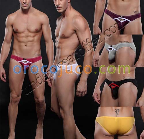 New Men’s Soft Breathes Bulge Pouch Underwear Breath Holes Sports Briefs MU1840
