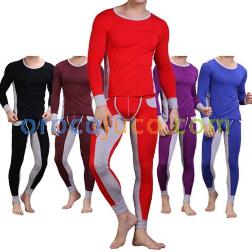 Sexy Men’s Thermal underwear Set pants + T-shirt MU250