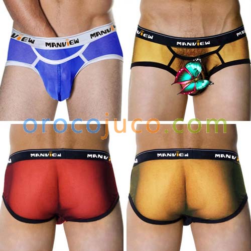 Sexy Men’s See-through Underwear Boxers Briefs MU253 