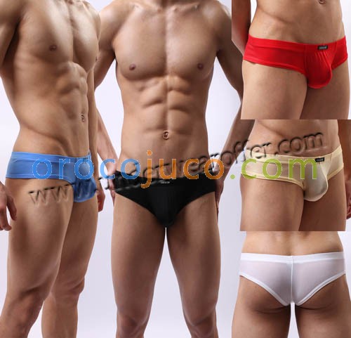 Sexy Men’s Super Smooth & Thin Silky Soft Briefs Underwear Mini Bikini Boxer Briefs Asia Size M L XL MU369