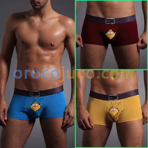 Bird OUT Men's sexy Underwear False Belt Boxers Brief with regenerated cellulose fibre MU517 M L XL 