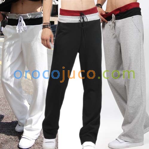 Korean Men’s Jogging Jogger Casual Trousers 5 Size MU875