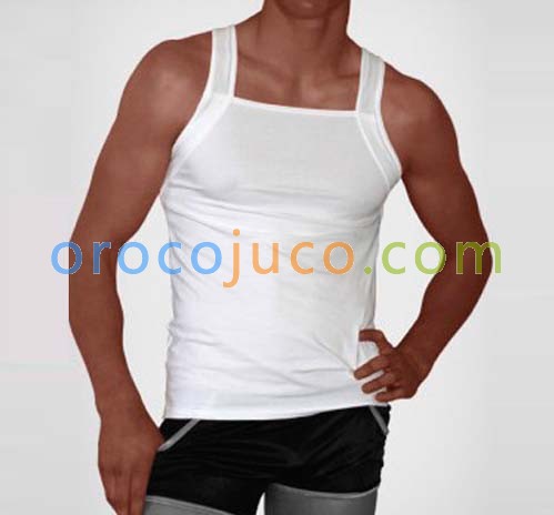 New Sexy Men’s Underwear Tank Top Vest Size M L White MU880