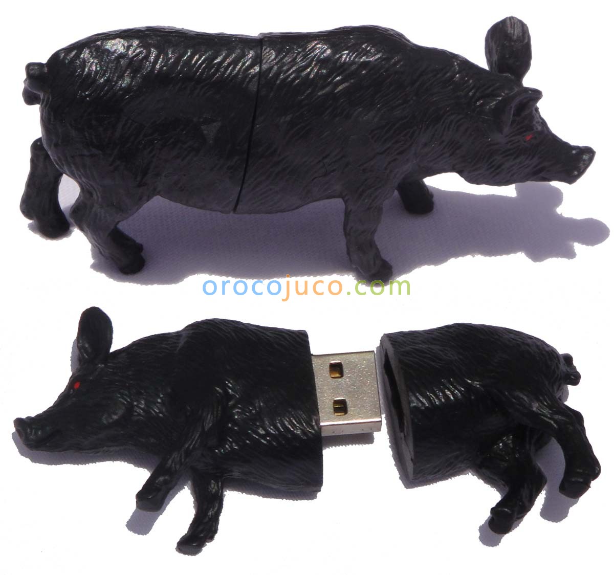 Cool 3D Black Pig USB Flash Memory Stick Boar Pen Drive U-Disk EU64