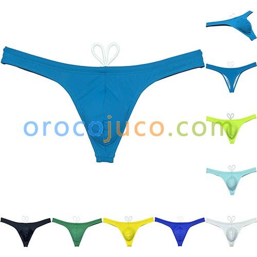Men Swim Thong Bikini Swimwear Smooth Swimming Trunks Male Beach Shorts Swimsuit MUOR3006