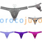Men Shiny Metallic Swim Thong Gloss Swimwear Guy Pouch Beach Sunbathing Swimsuit MUOR292C