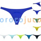 Sexy Men Solid Spandex Bikini Thong Underwear Classical T-back Male Pouch Tangas MUOR3001