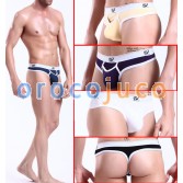 Sexy Mens Underwear Thong Briefs with penis hole MU144