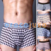 2012 New Sexy Mens Grids Underwear Boxers Briefs MU234