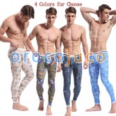HOT Brand Cotton Men's Pattern Long Johns Thermal Underwear Pants Size S M L XL MU1867